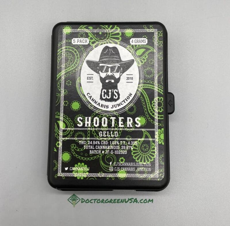 Gello Shooters 5 Pack from CJ's Cannabis Junction