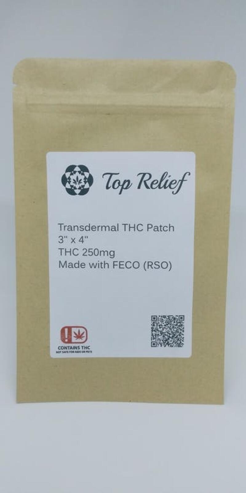 Top Relief Pain Patches 250mg