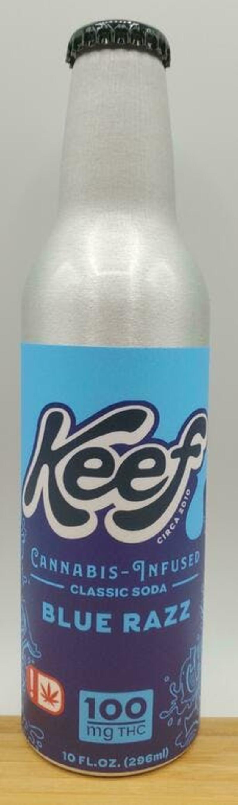 Blue Razz 100mg Keef Soda