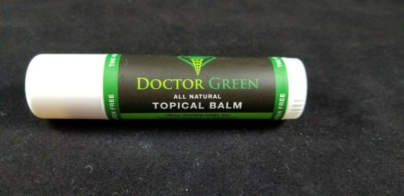 CBD Topical Balm 100mg - Doctor Green