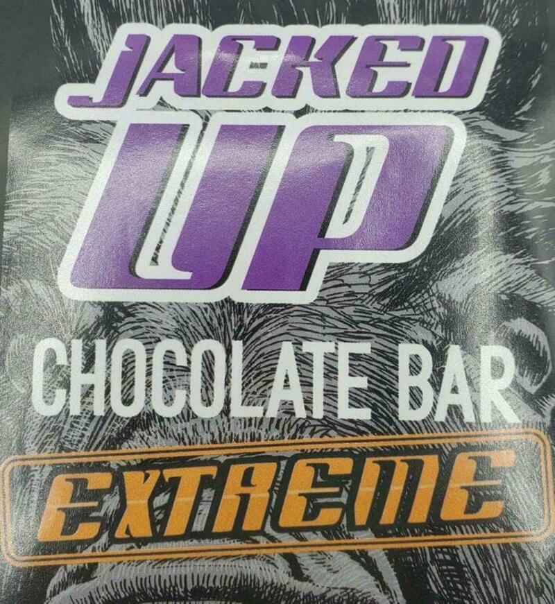 1000mg Candy Cane Chocolate Bar - Jacked Up