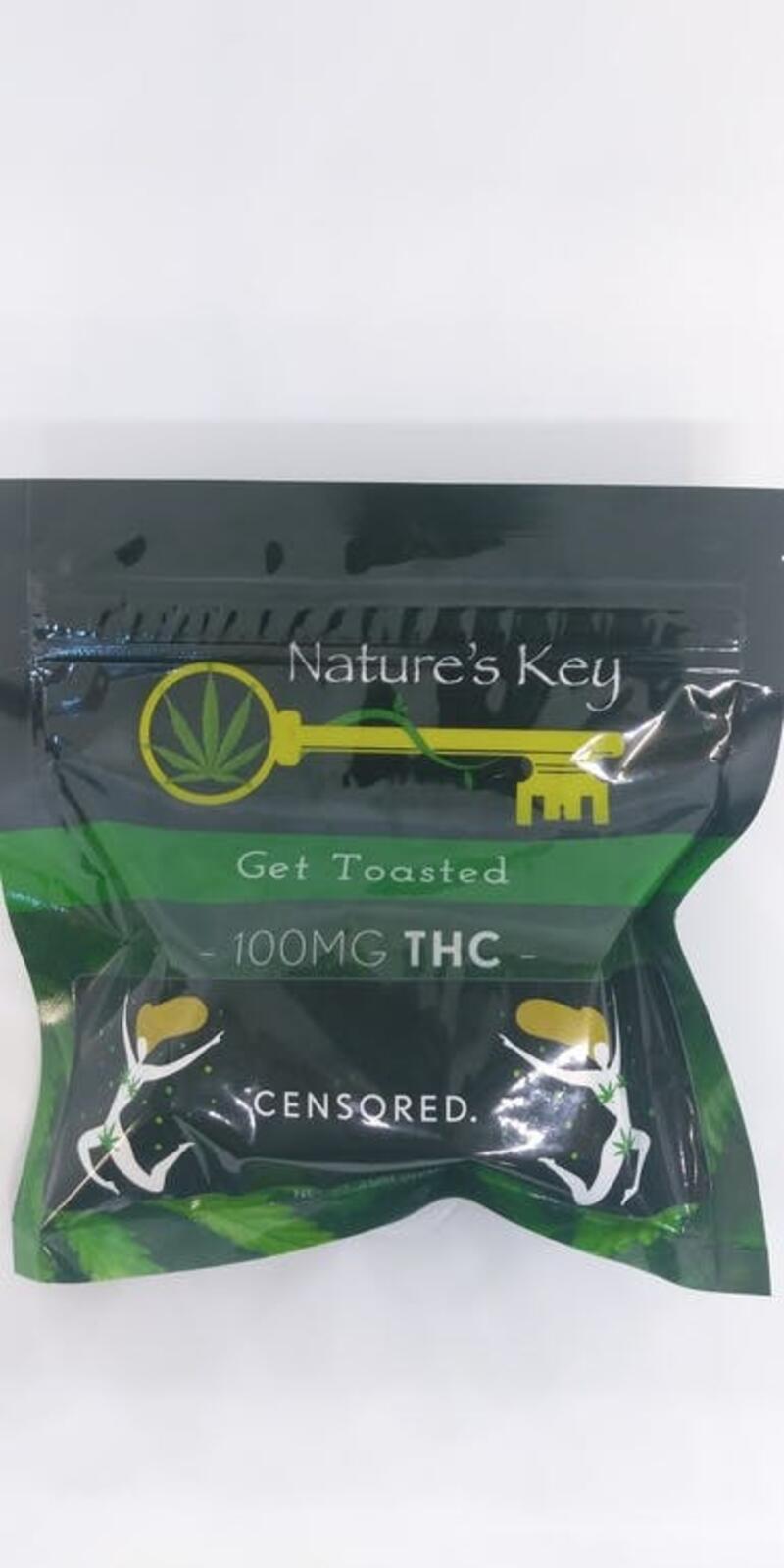 Natures Key Get Toasted 100mg Cereal Bar