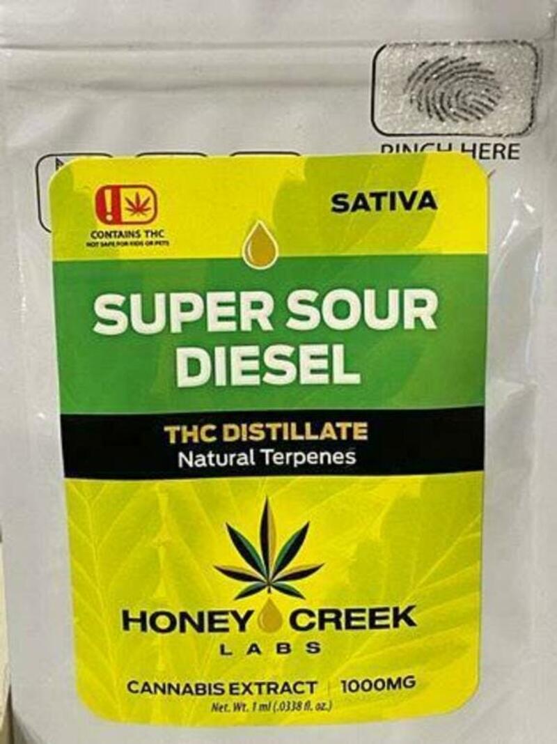 Honey Creek - Super Sour Diesel 1gm Cartridge