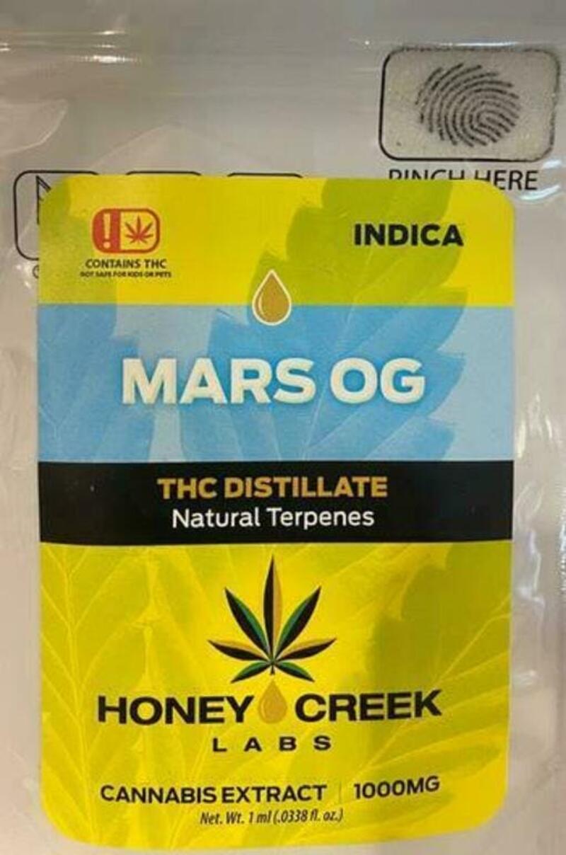 Honey Creek - Mars OG 1gm Cartridge