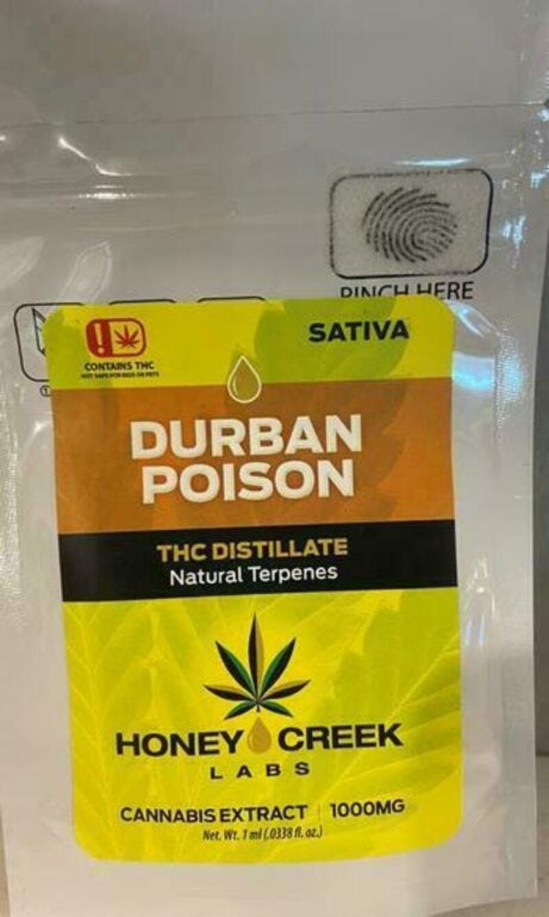 Honey Creek - Durban Poison 1gm Cartridge