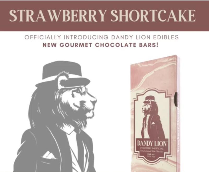Dandy Lion - Strawberry Shortcake White Chocolate 25mg