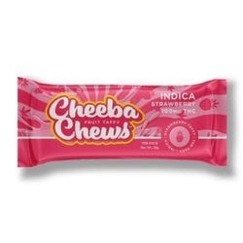 Cheeba Chews 100mg - Strawberry Indica