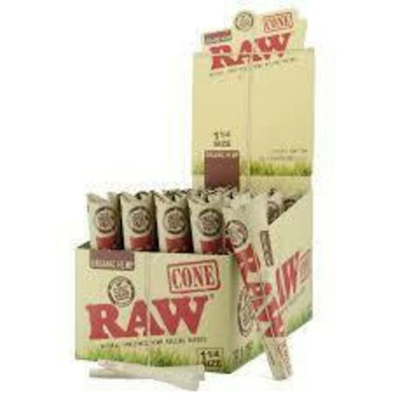 Organic Raw Cones 1 1/4 6pk
