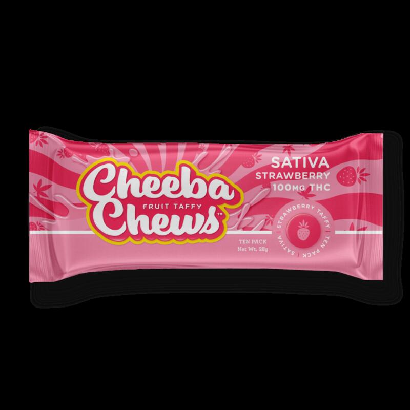 Cheeba Chews 100mg - Strawberry Sativa