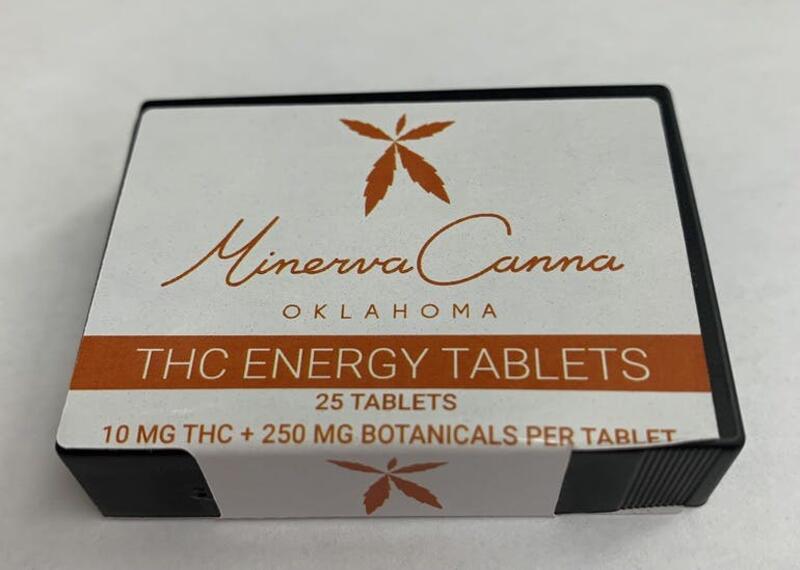 Minerva Canna Tablets- Energy 25pk 10mg