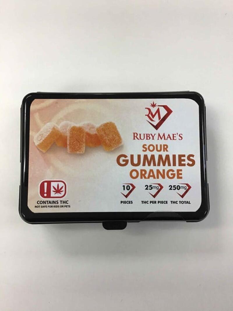 Ruby Mae’s sour orange gummies