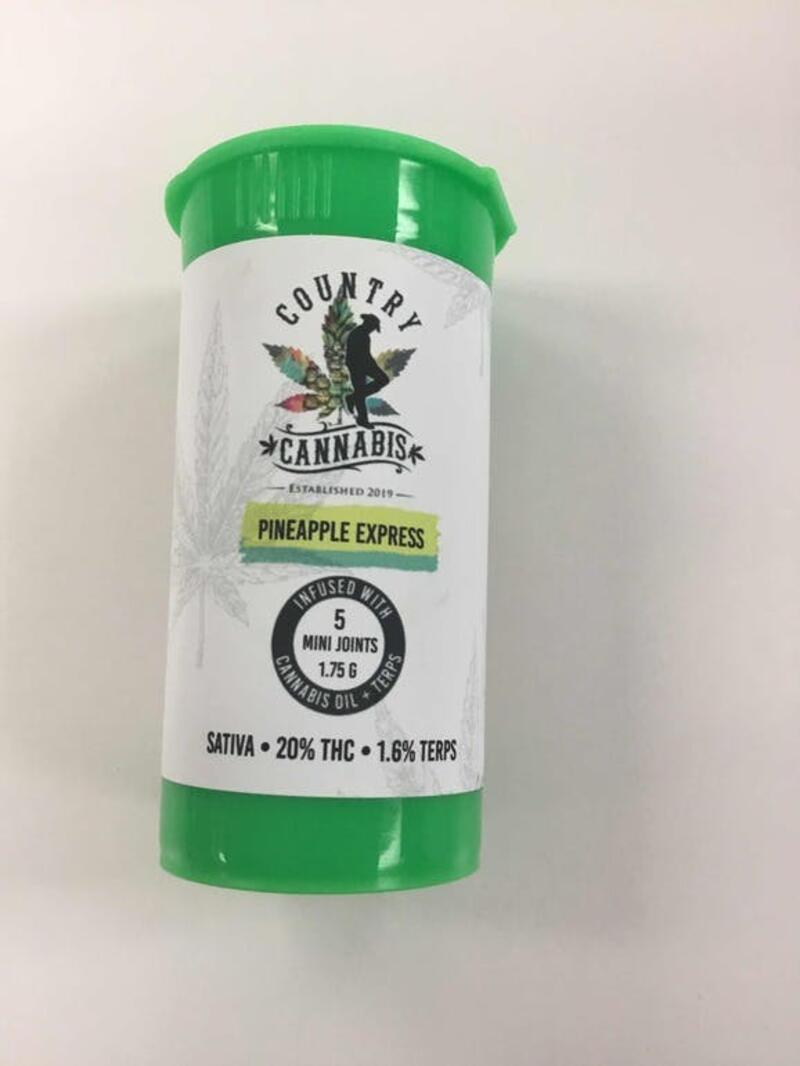 Country Cannabis Pineapple Express mini joints (5)