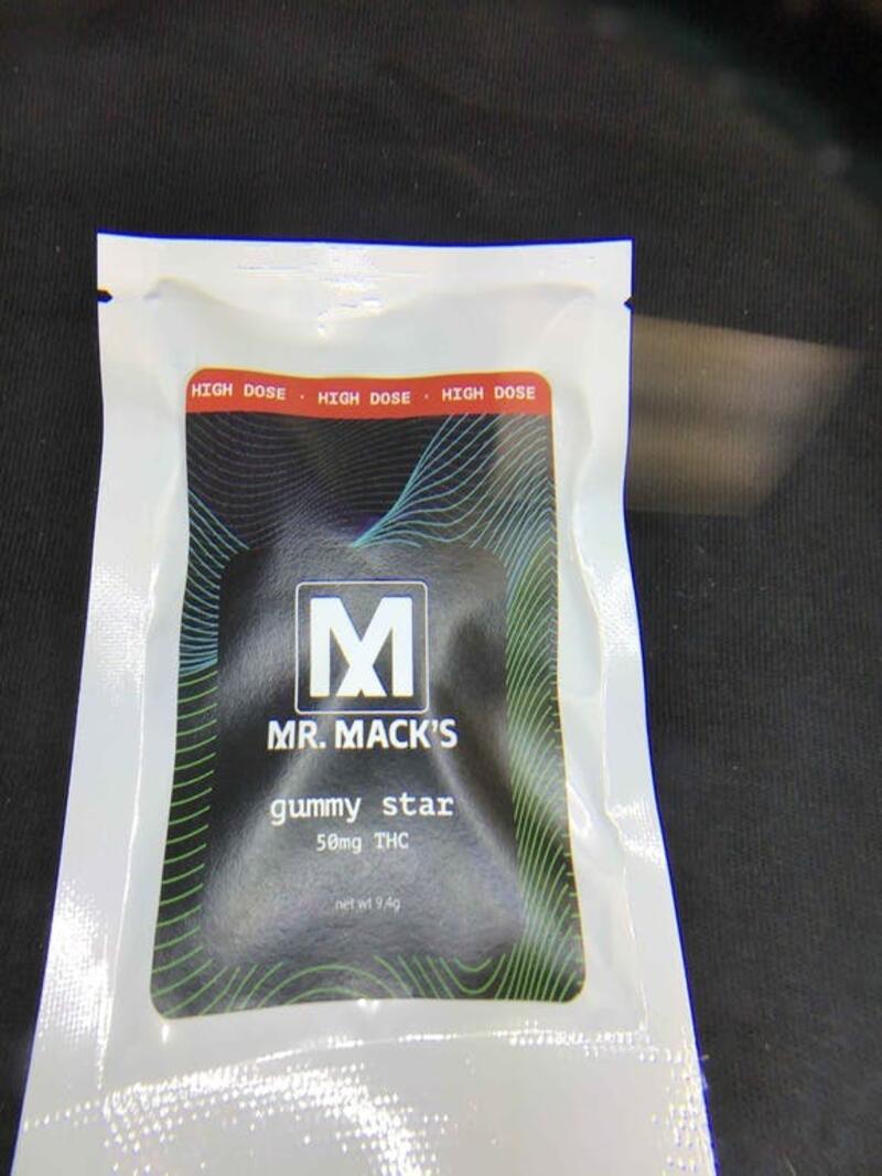 Mr.Mack’s gummy star 50mg