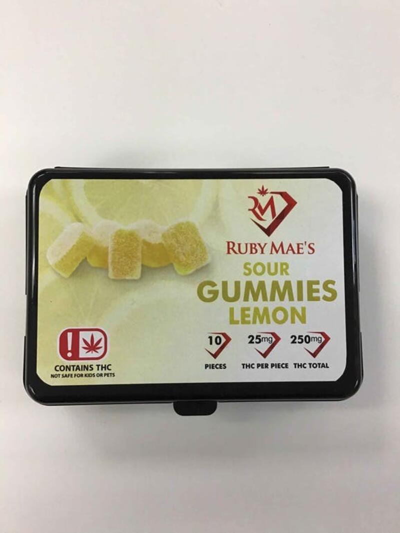 Ruby Mae’s sour lemon gummies