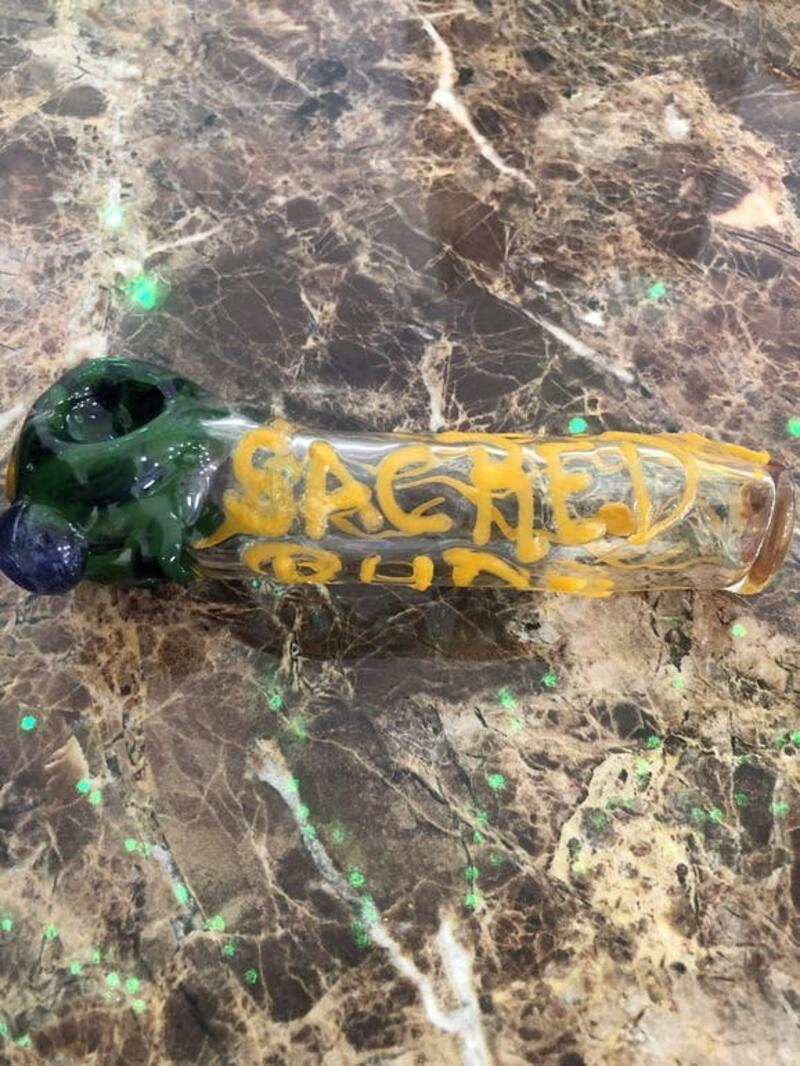 Sacred Buds Glass Pipe