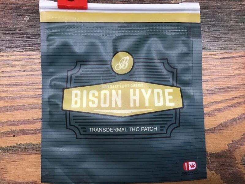 BISON EXTRACTS TRANSDERMAL THC PATCH 50MG $23.11 OTD