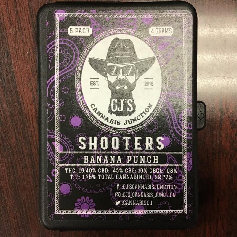 CJ'S BANANA PUNCH SHOOTERS $34.66 OTD