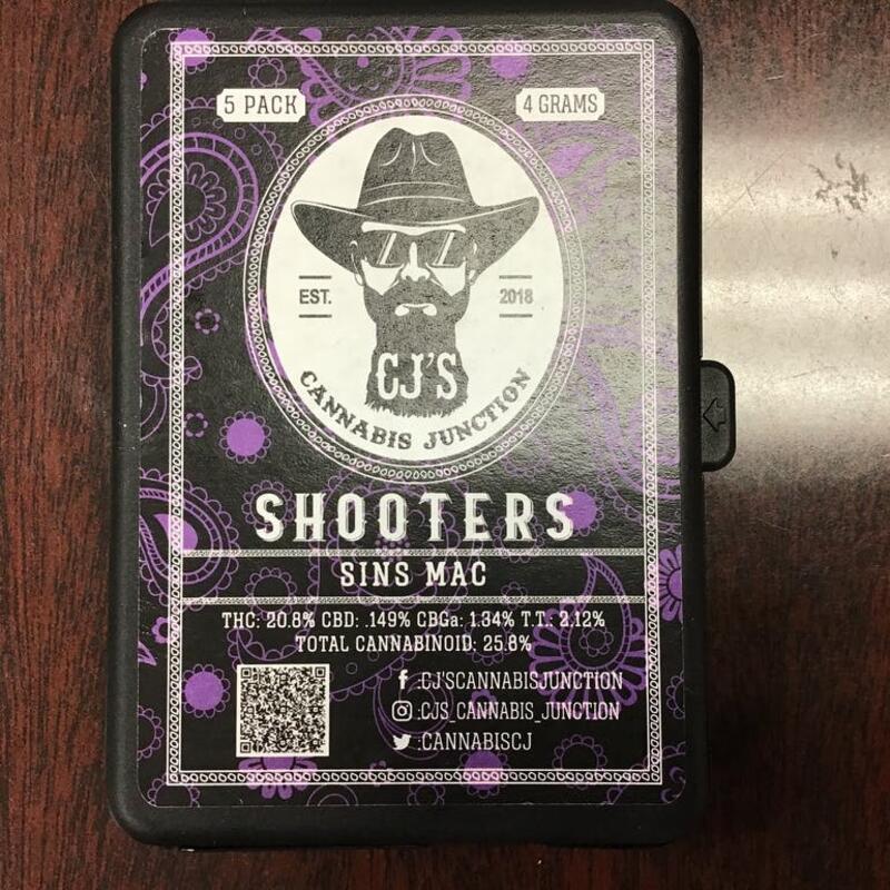 CJ'S SINS MAC SHOOTERS $34.66 OTD