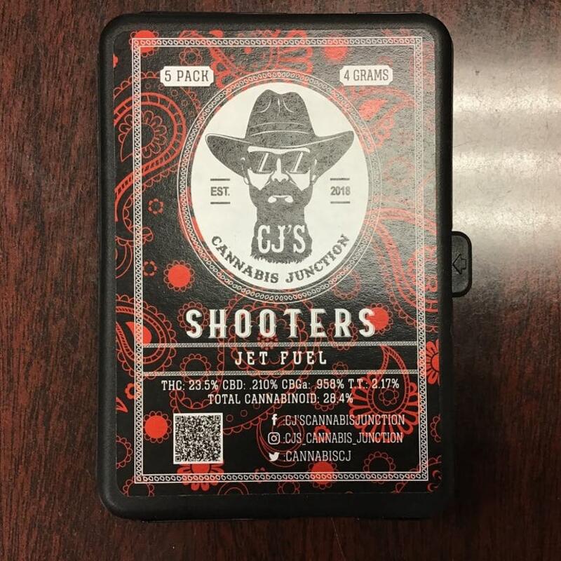 CJ'S JET FUEL SHOOTERS $34.66 OTD