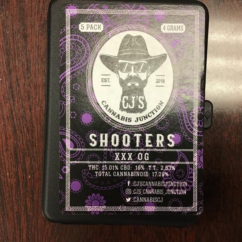 CJ'S XXX OG SHOOTERS $34.66 OTD