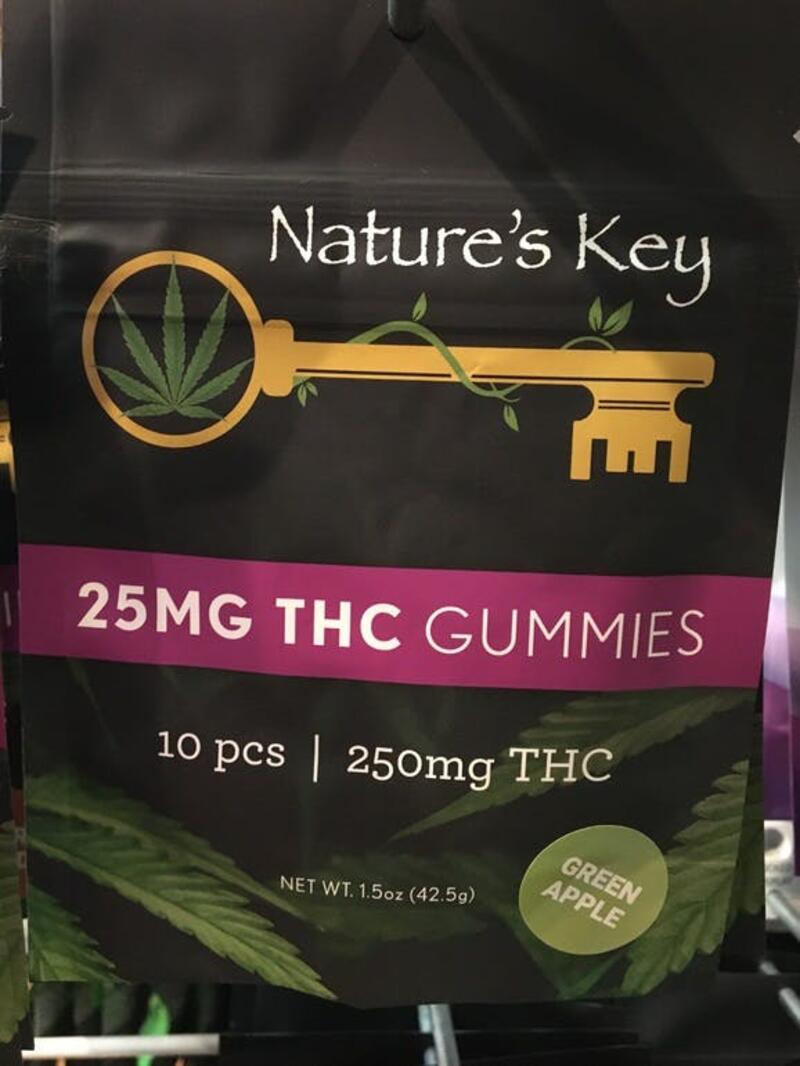 Nature's Key Gummies 250mg