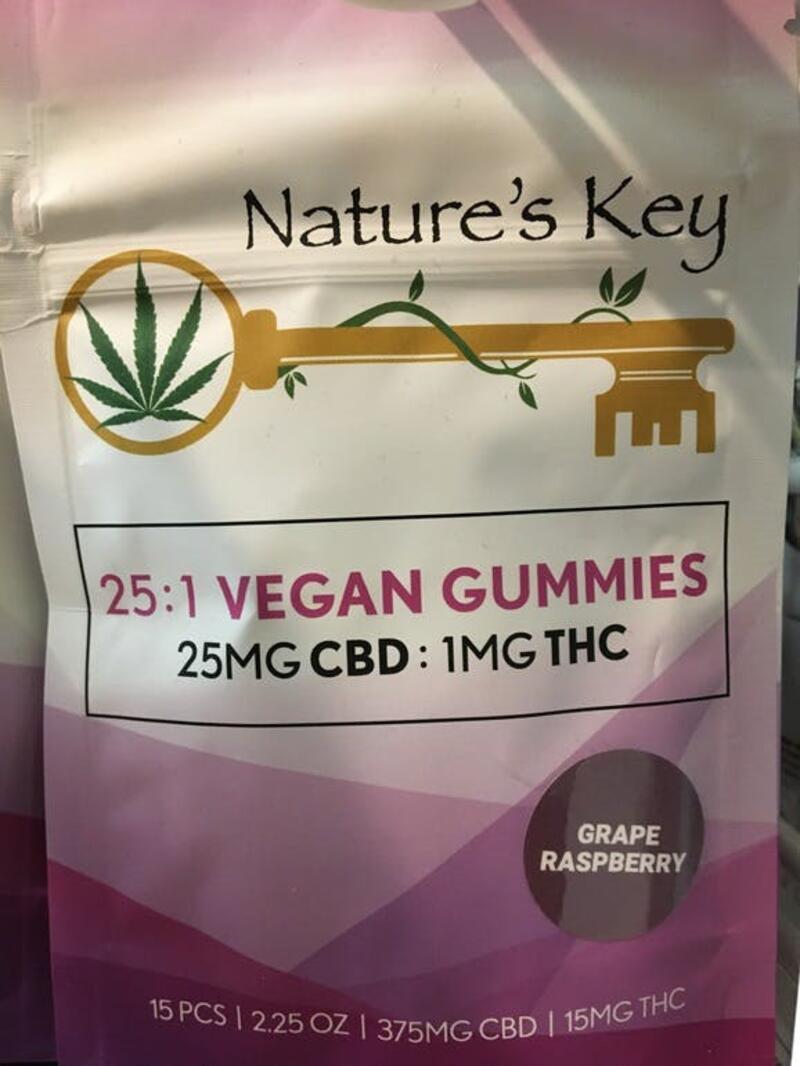 Nature's Key 25:1 Vegan Gummies
