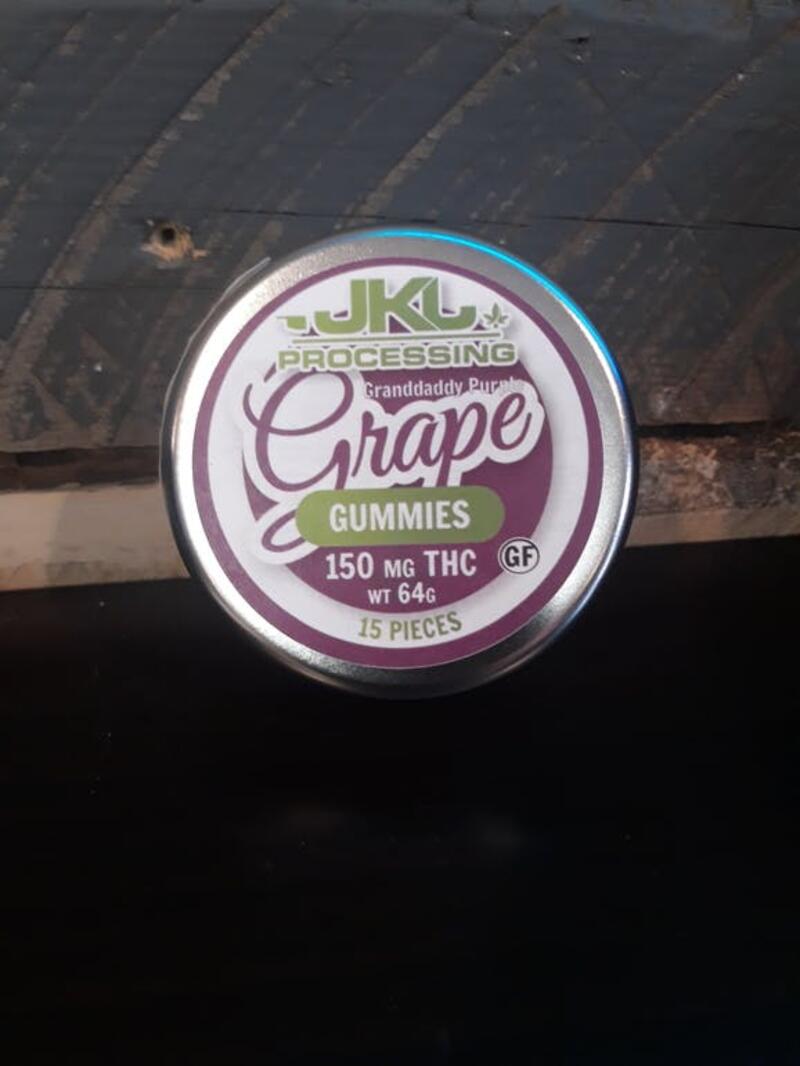 JKJ Grape Gummies, 150mg THC