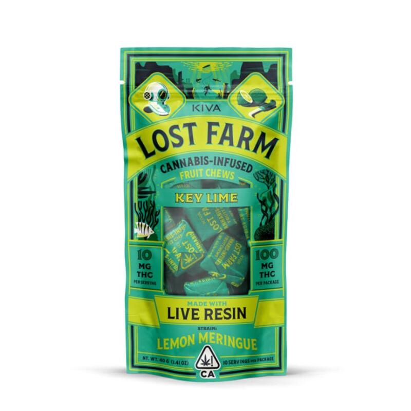 Lost Farm Key Lime Chews 100mg
