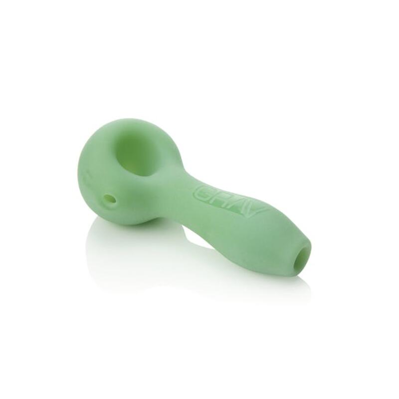 Grav Labs Sandblasted Spoon Pipe- Mint Green, Unit