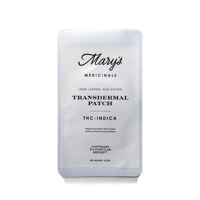 THC-Indica Transdermal Patch - Medical ONLY