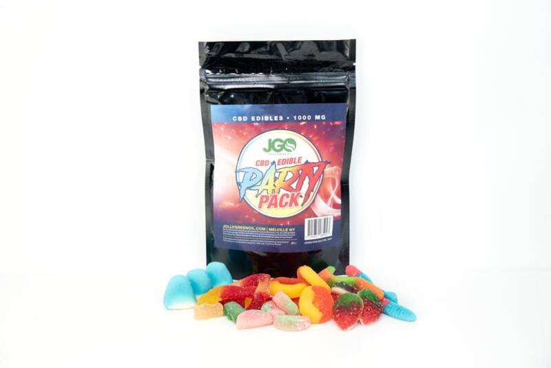 CBD Party Pack Gummy Edibles (Assorted by Jolly Green Oil)