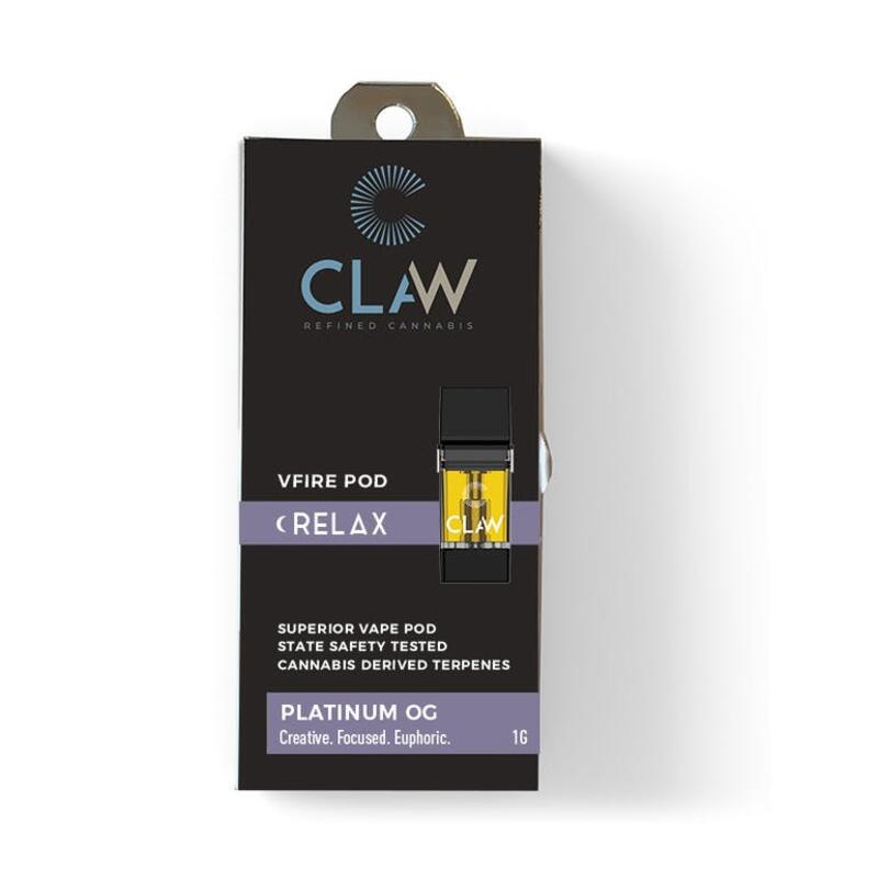 (MED) Claw Cannabis- 1G Pod- Platinum OG