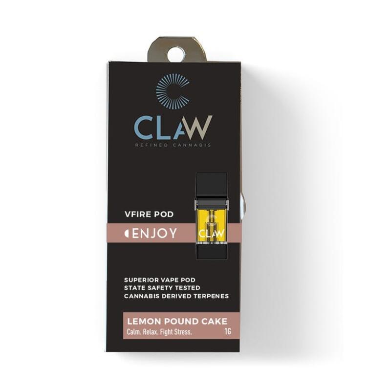 (MED) Claw Cannabis- 1G Pod- Lemon Pound Cake