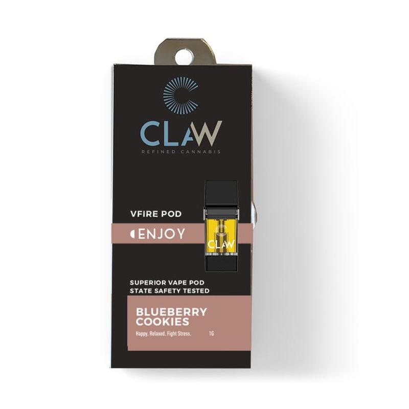 (MED) Claw Cannabis- 1G Pod- Blueberry Cookies