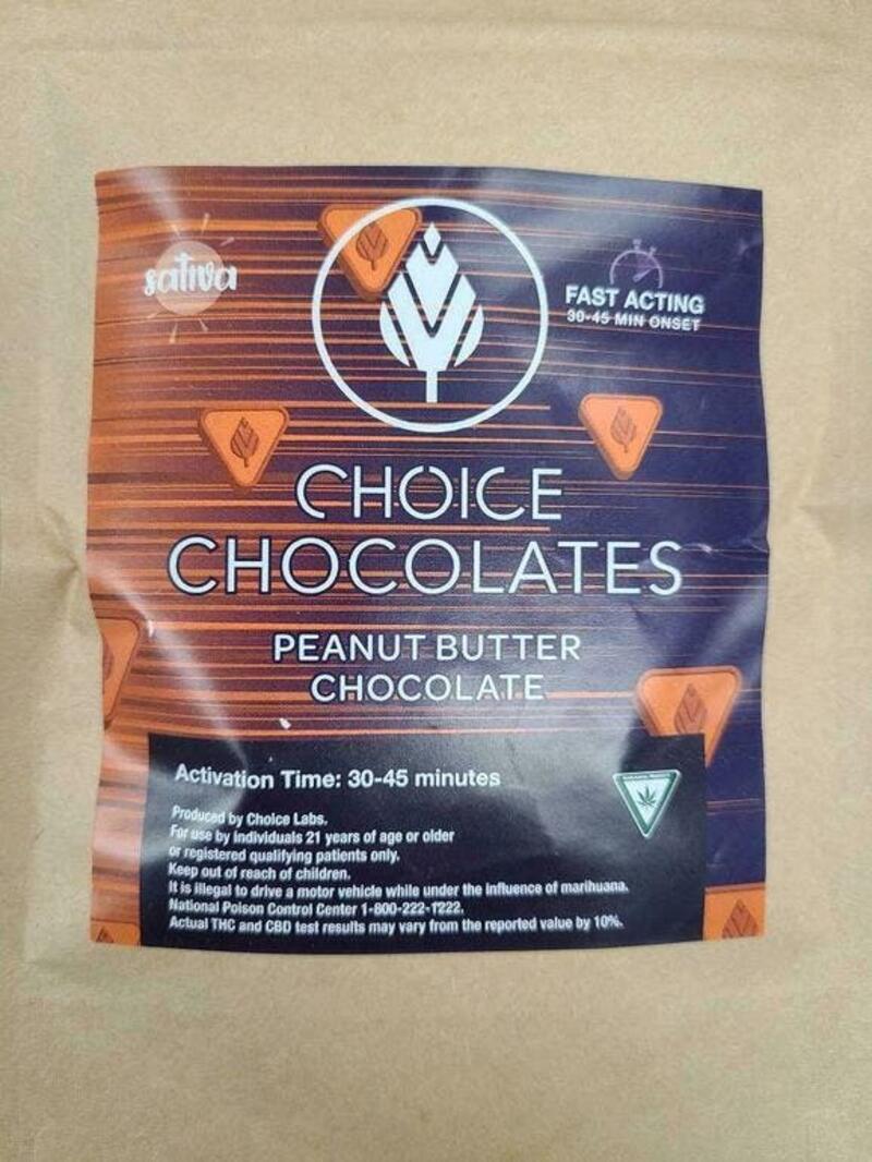 Choice Chocolate: Peanut Butter Chocolate