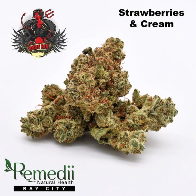 Rude Boi - Strawberries & Cream - 13.54% THC