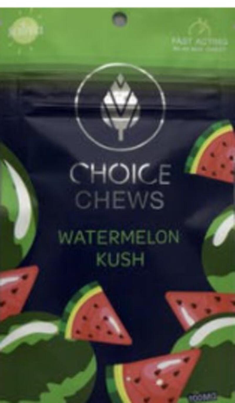 Choice Chews: Watermelon Kush 100MG