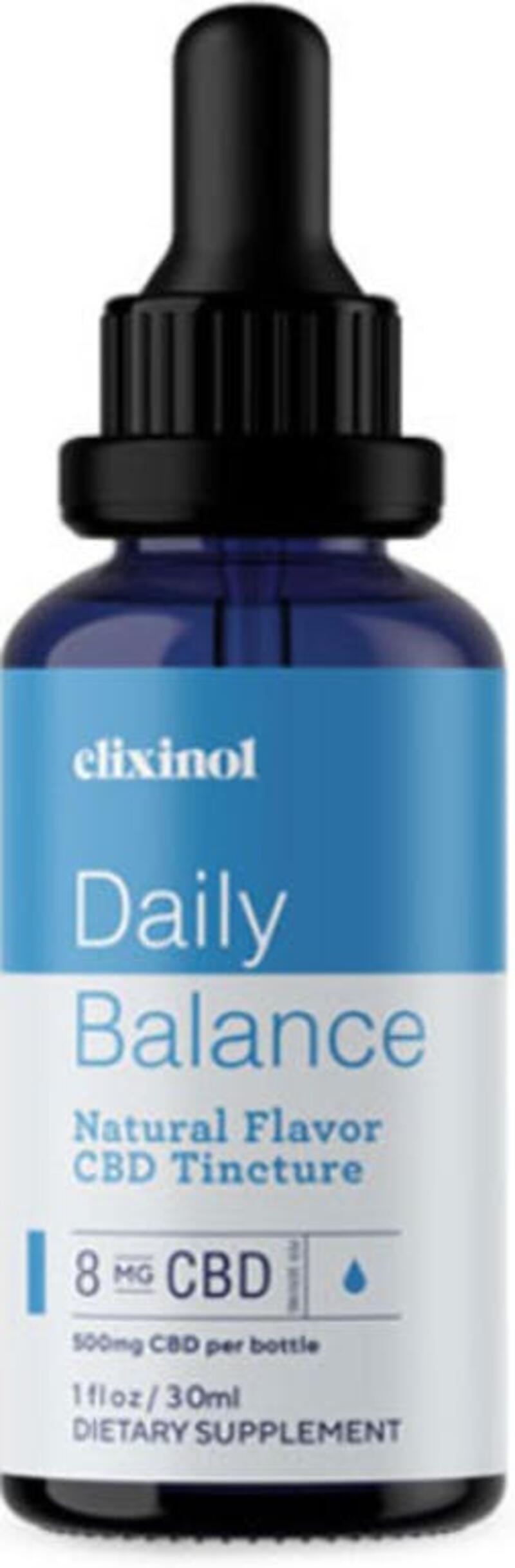 Elixinol: Natural Flavor CBD Tincture 500mg