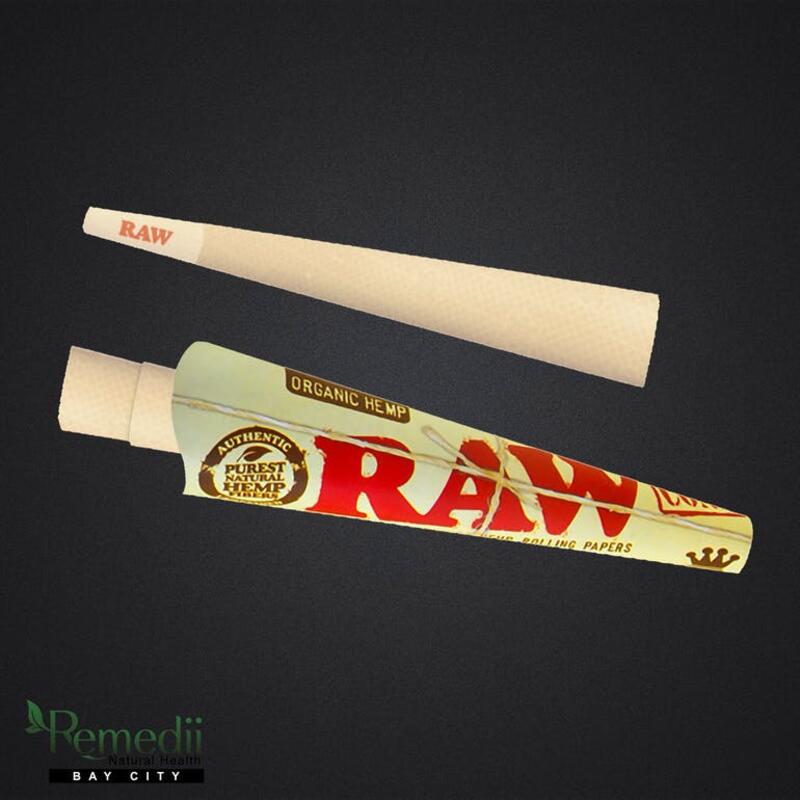 RAW - King Size Organic Cones - 3 Pack