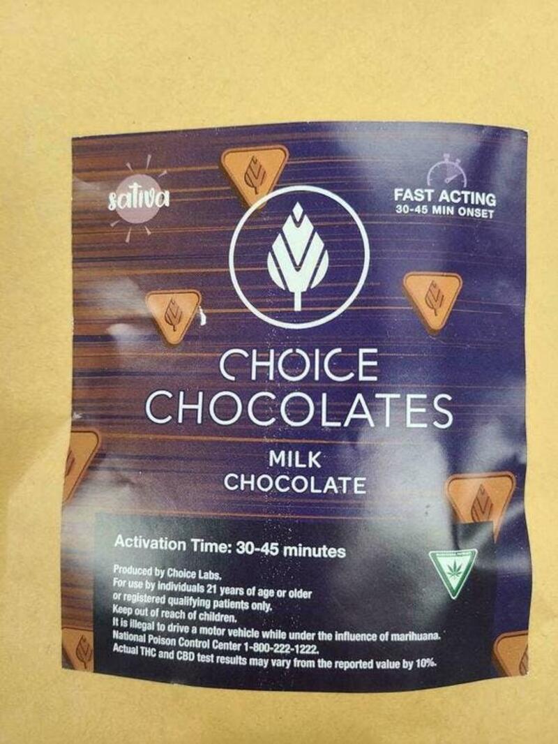 Choice Chocolate: Milk Chocolate
