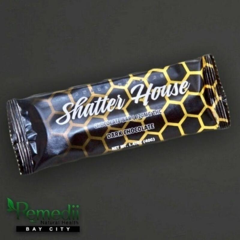 Shatter House - 85mg Dark Chocolate Bar