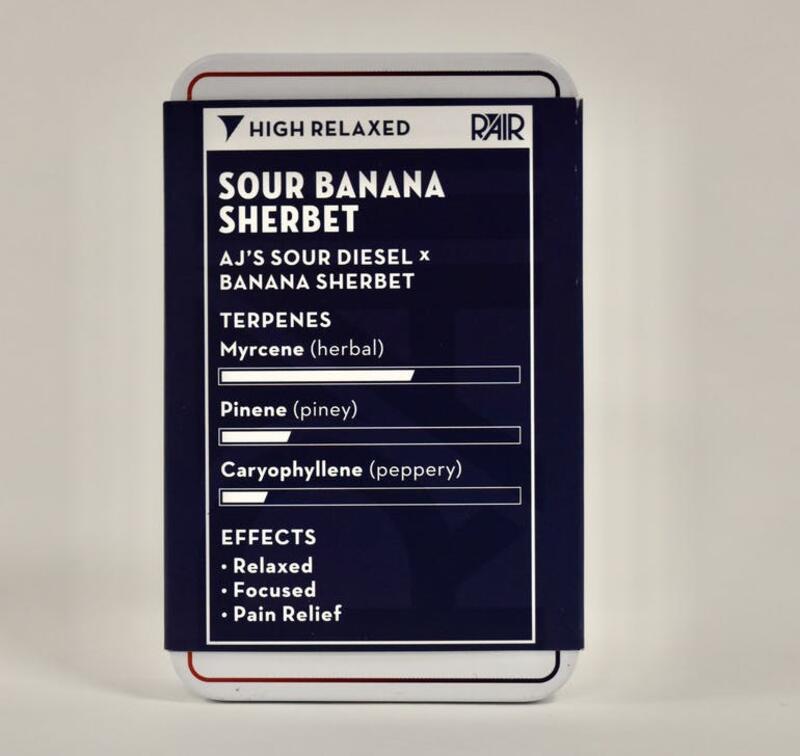Sour Banana Sherbet 5g - Preroll Pack - AU