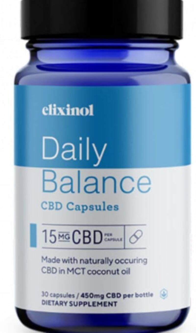 Elixinol: Daily Balance CBD Capsules 450mg