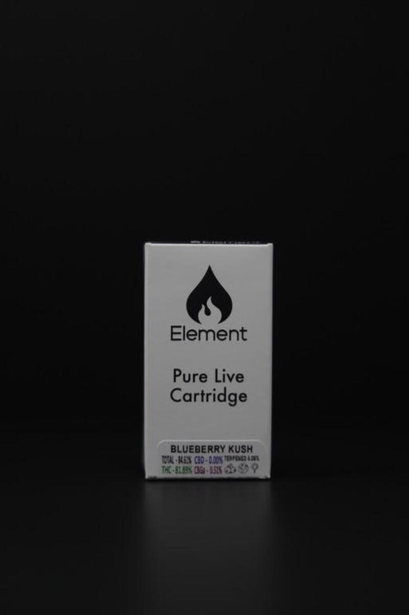 Element Pure Live Cart 0.5g - Blueberry Kush