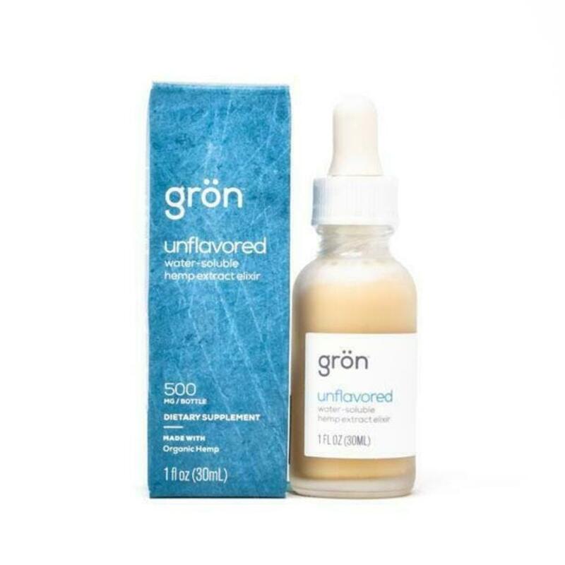 GRON - UNFLAVORED WATER-SOLUBLE ELIXIR 500MG