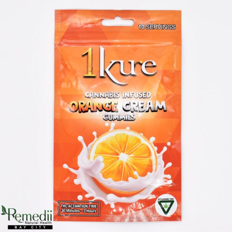 1Kure - Orange Cream - 100mg Gummies