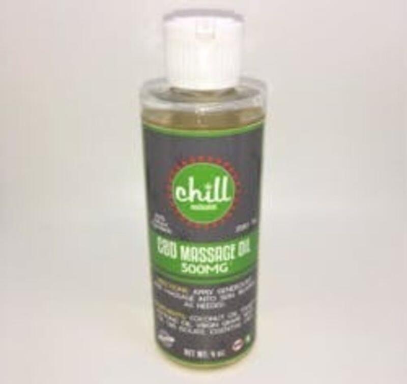 Chill Medicated: 500mg CBD Massage Oil