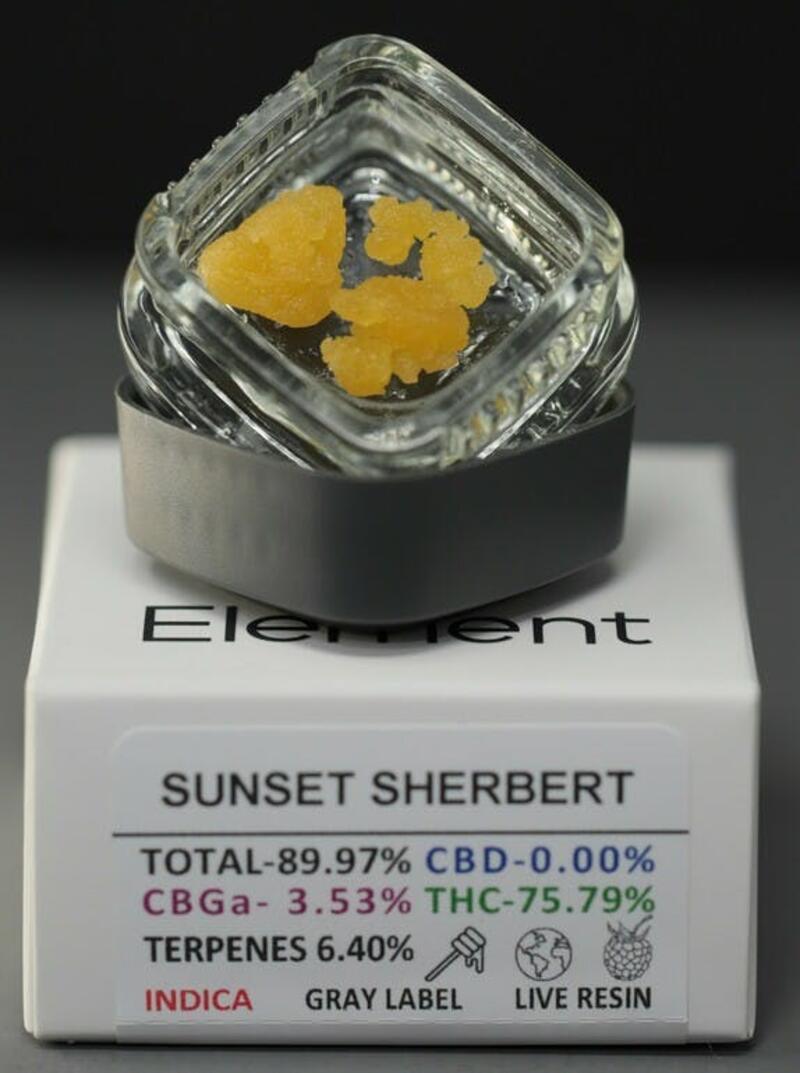 Element Live Resin 1g - Sunset Sherbert