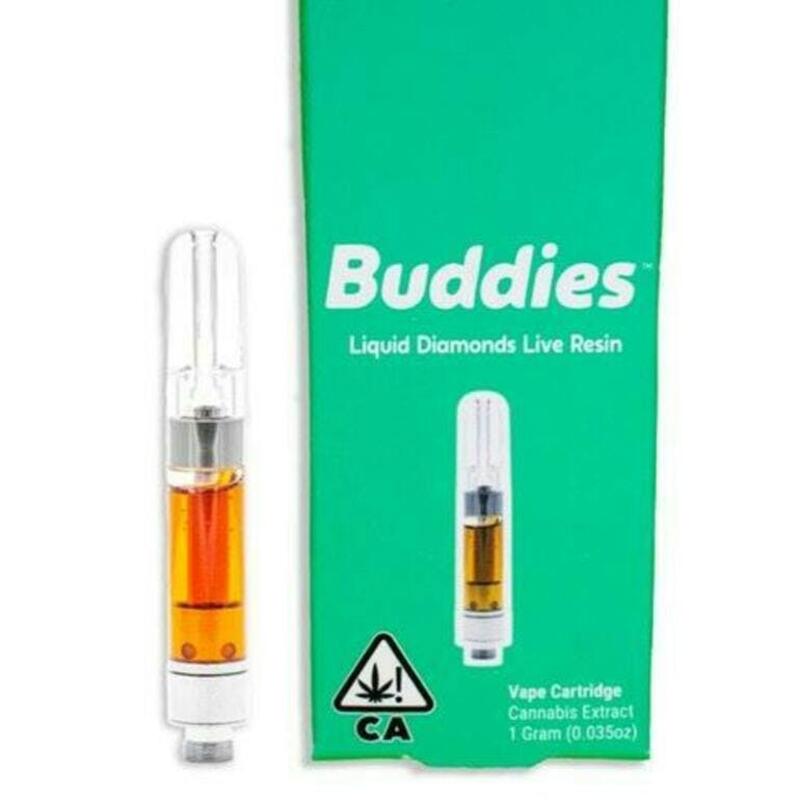 Buddies - Sour Diesel - Liquid Diamonds Vape Cartridge - 1g