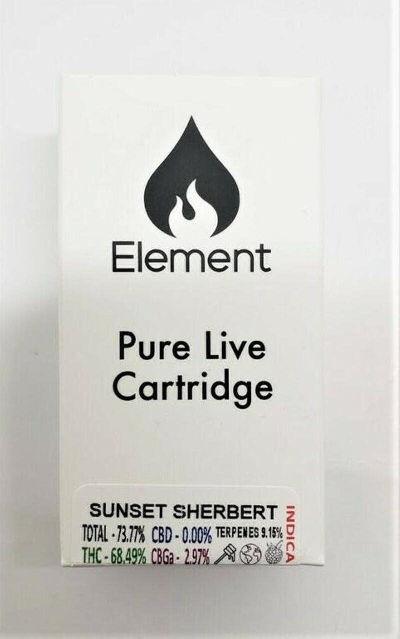 Element - .5g Sunset Sherbet Live Resin Cart